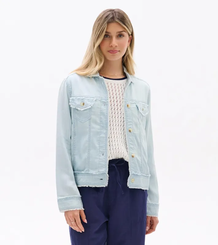 Tencel Jacket - Soft Blue Wash made by Hatley