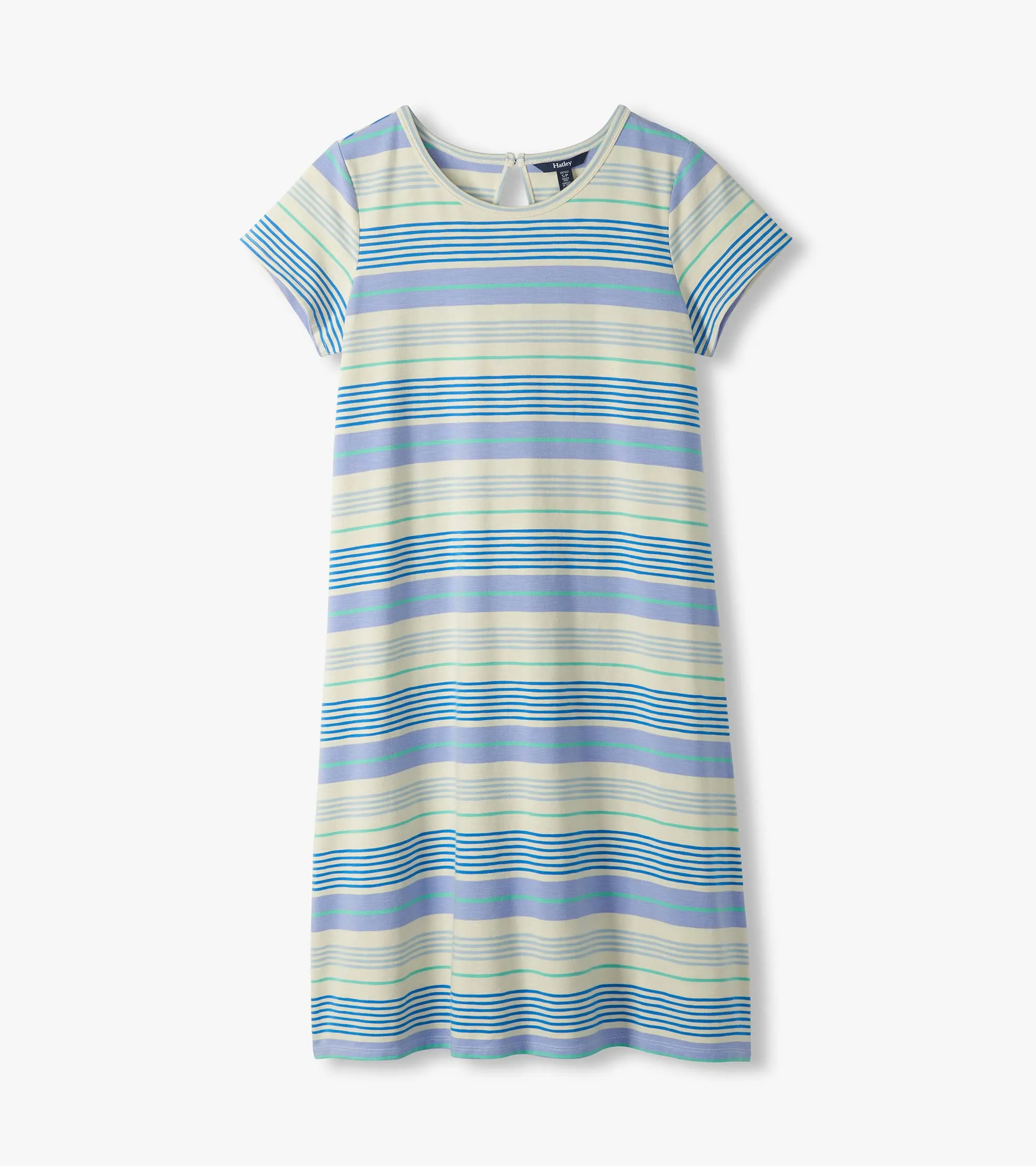 Cici A-Line Dress - Iris Wave Stripes sold by Hatley product image thumbnail 2