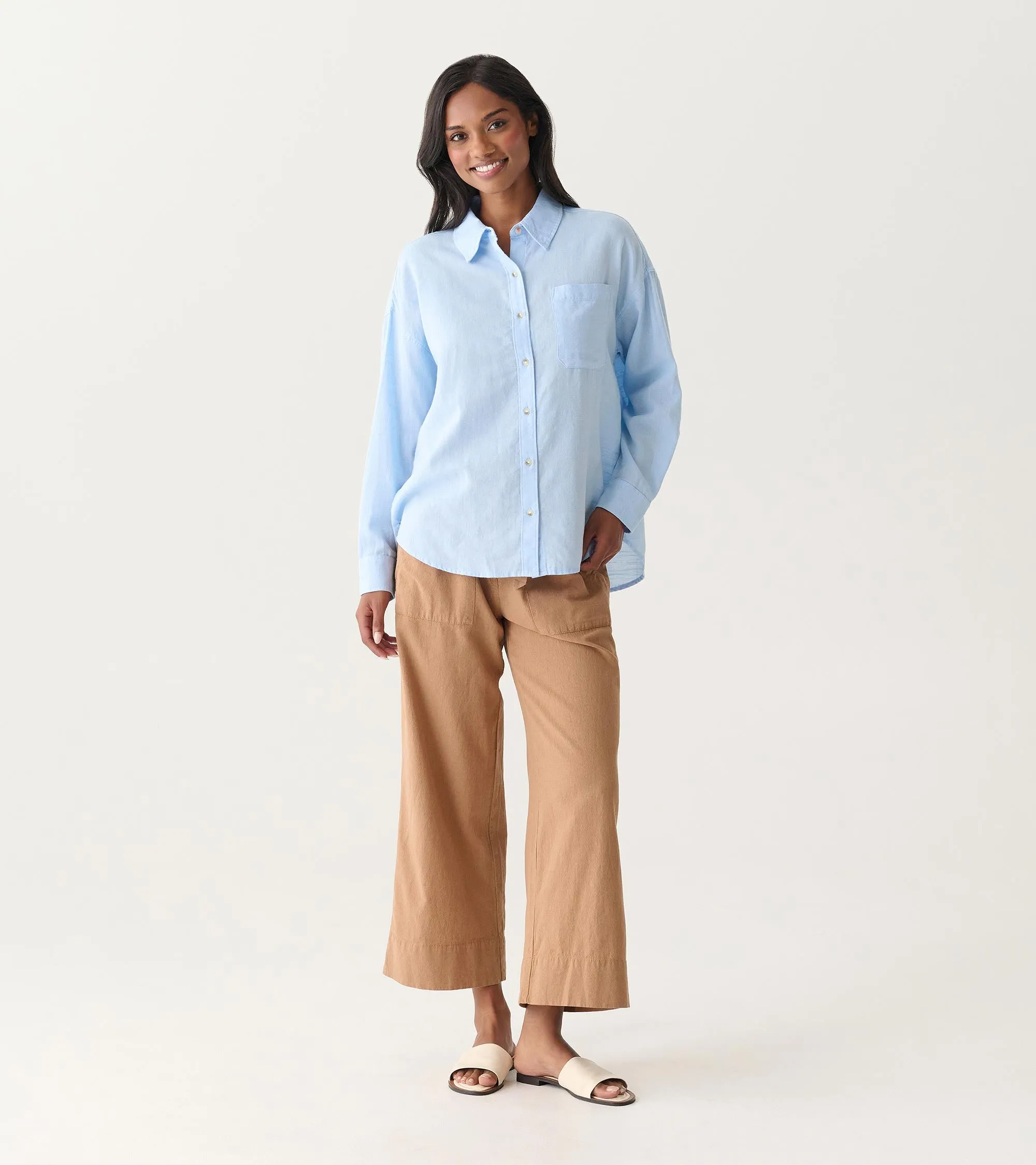 Relaxed Button Down - Light Blue Chambray sold by Hatley product image thumbnail 3