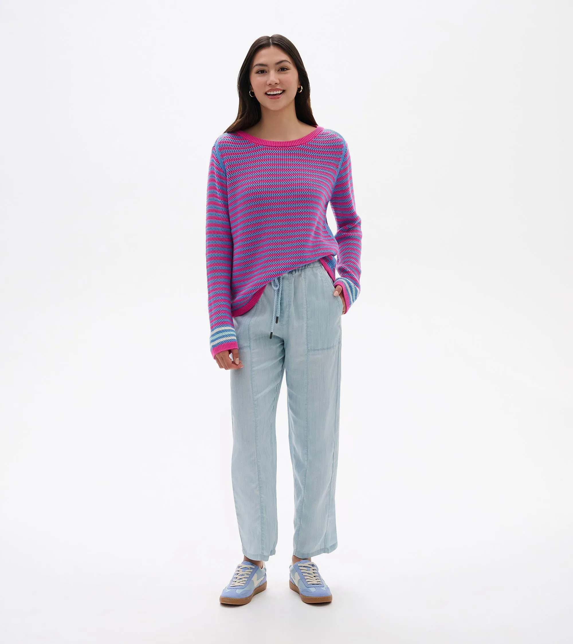 Pointelle Stripe Sweater - South East Summer sold by Hatley product image thumbnail 5