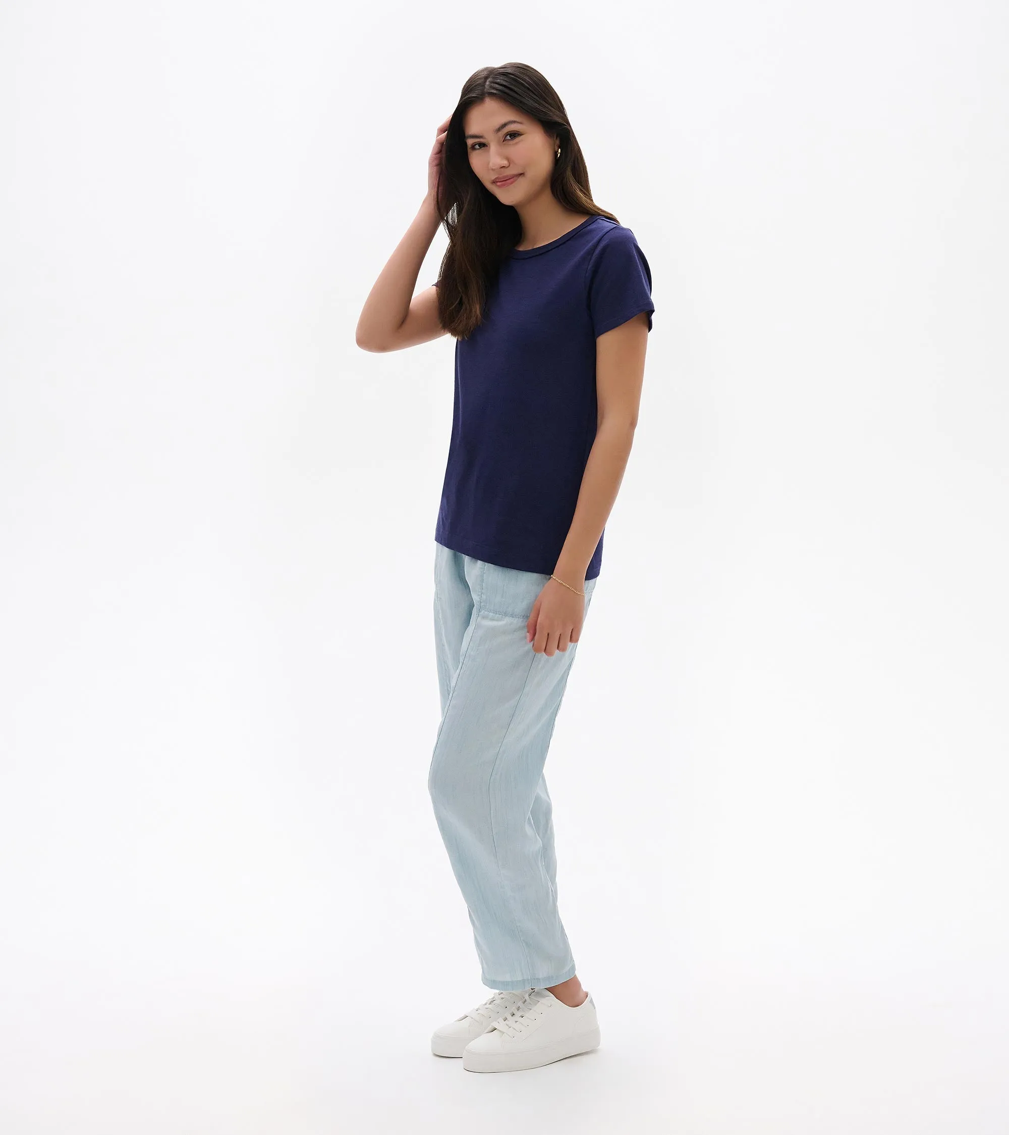 Essential Crew Neck Tee - Patriot Blue sold by Hatley product image thumbnail 4