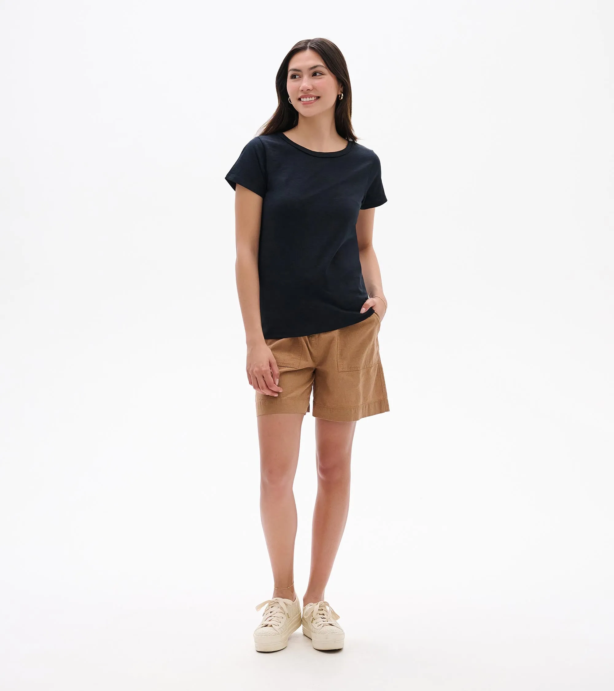 Essential Crew Neck Tee - Caviar sold by Hatley product image thumbnail 3