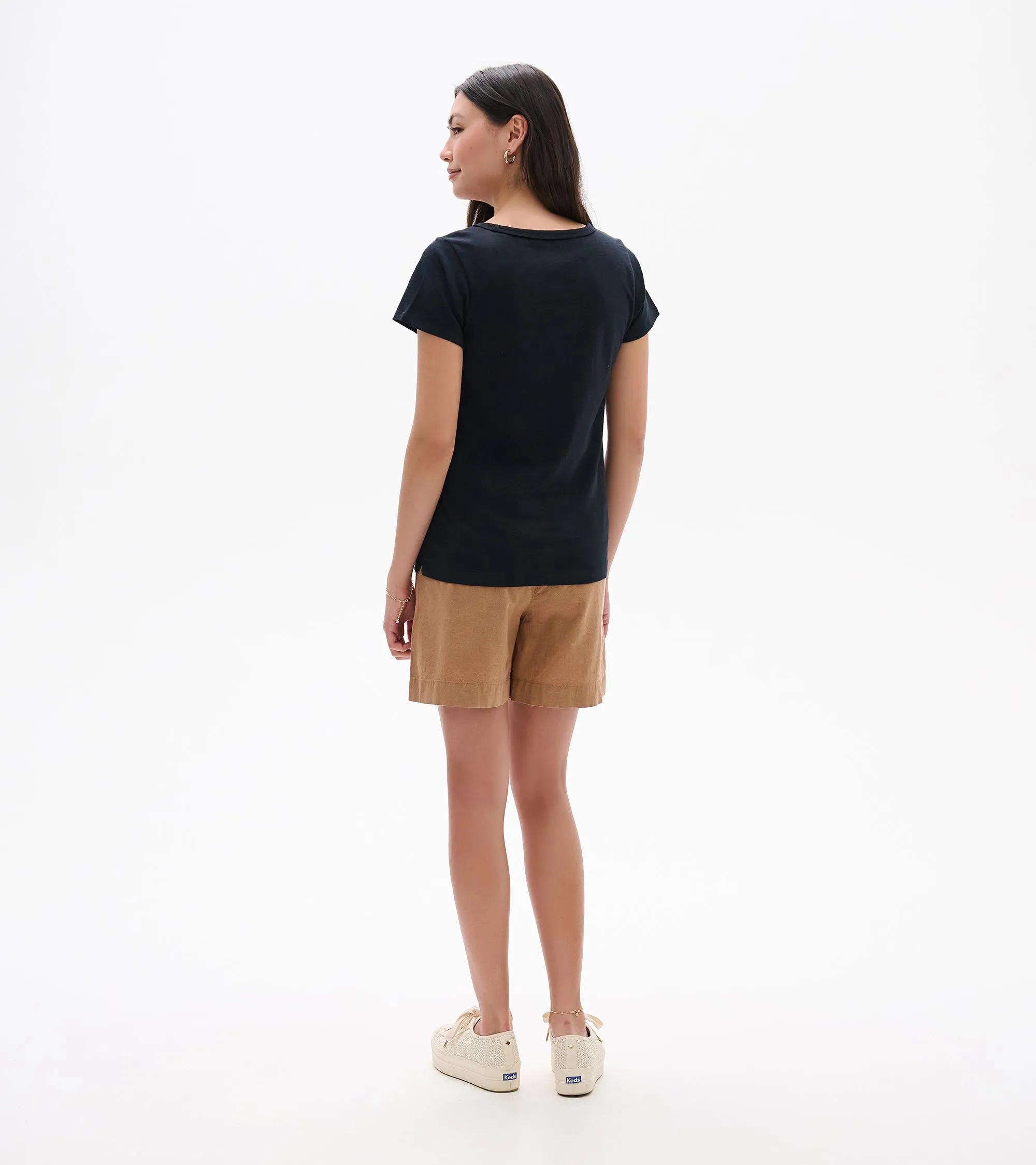 Essential Crew Neck Tee - Caviar sold by Hatley product image thumbnail 5