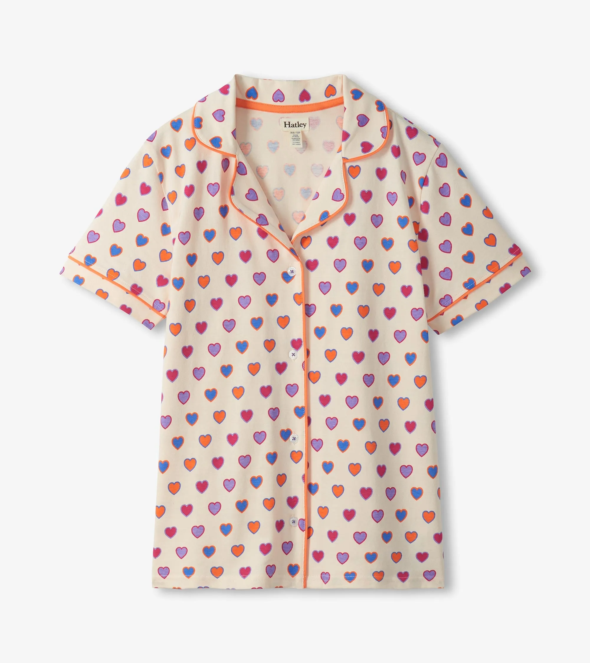 Women's Bunches of Hearts Short Pajama Set sold by Hatley product image thumbnail 4