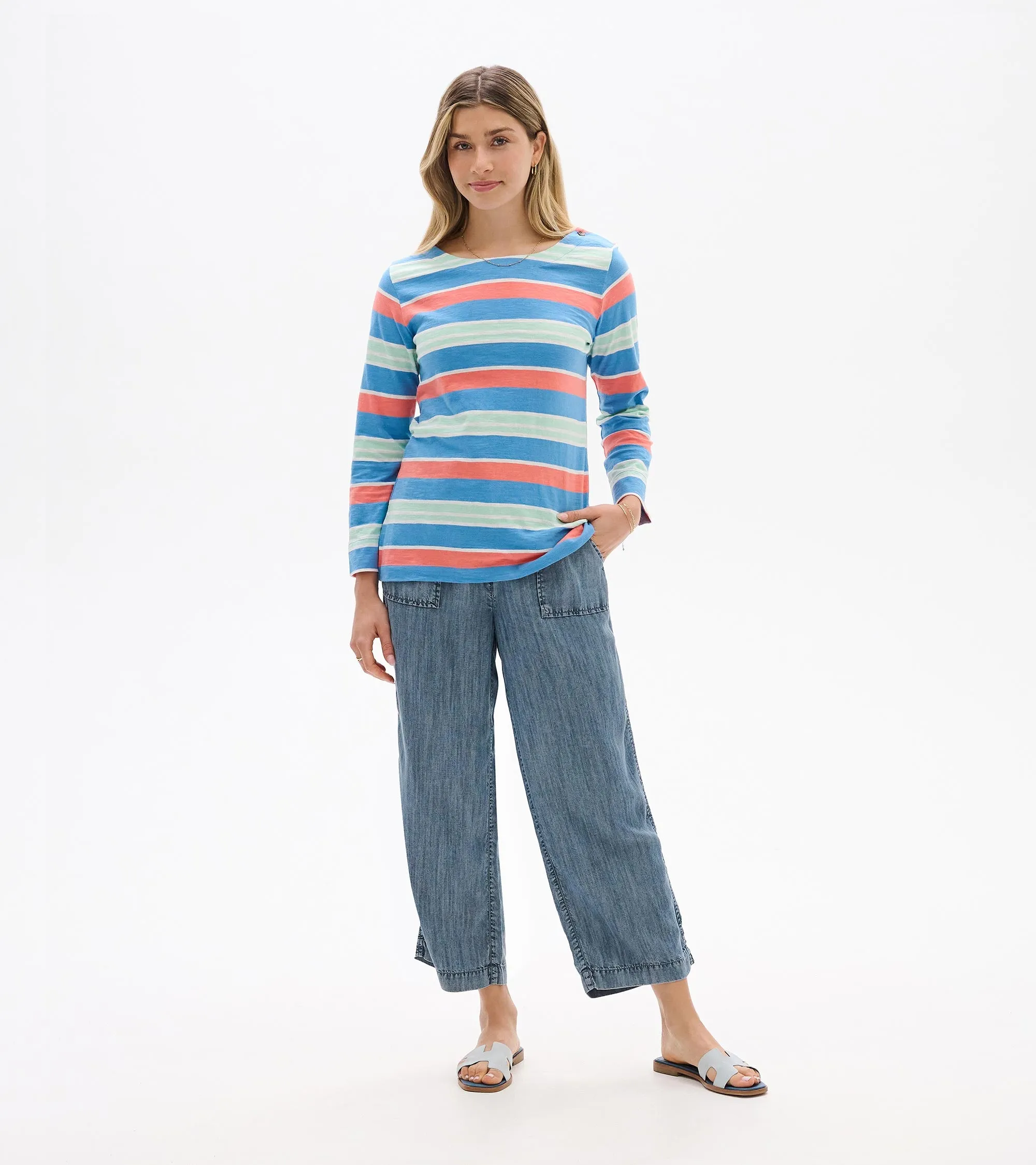 Button Breton - Azure Stripes sold by Hatley product image thumbnail 3