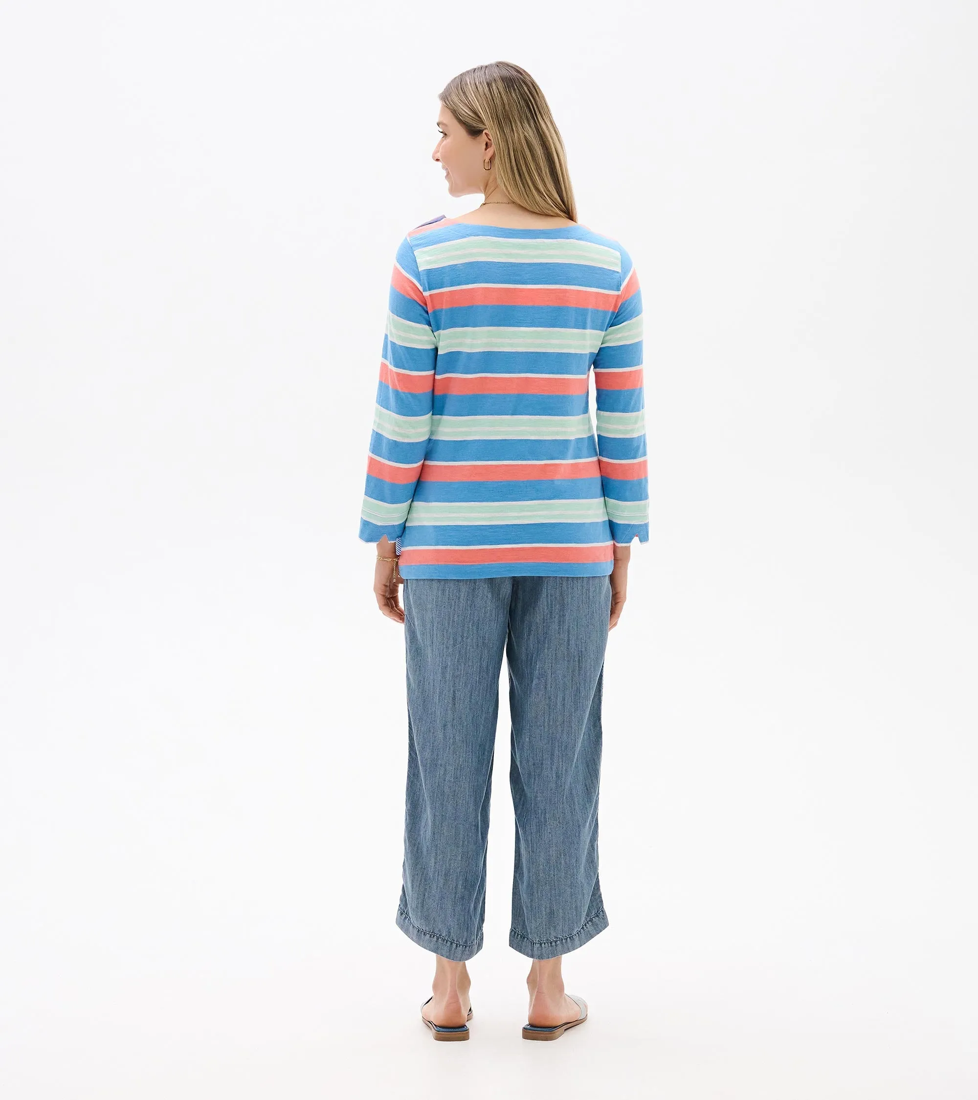 Button Breton - Azure Stripes sold by Hatley product image thumbnail 5