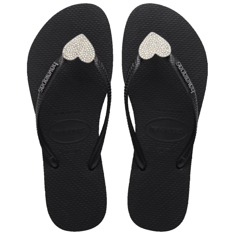Women's Crystal Charm Slim Flip Flop sold by Havaianas