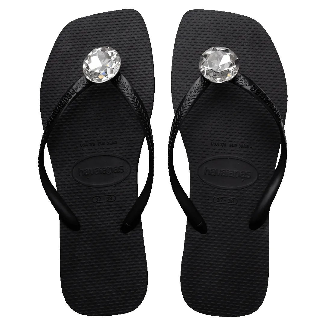 Women's Slim Square Centenary Diamond Flip Flops sold by Havaianas