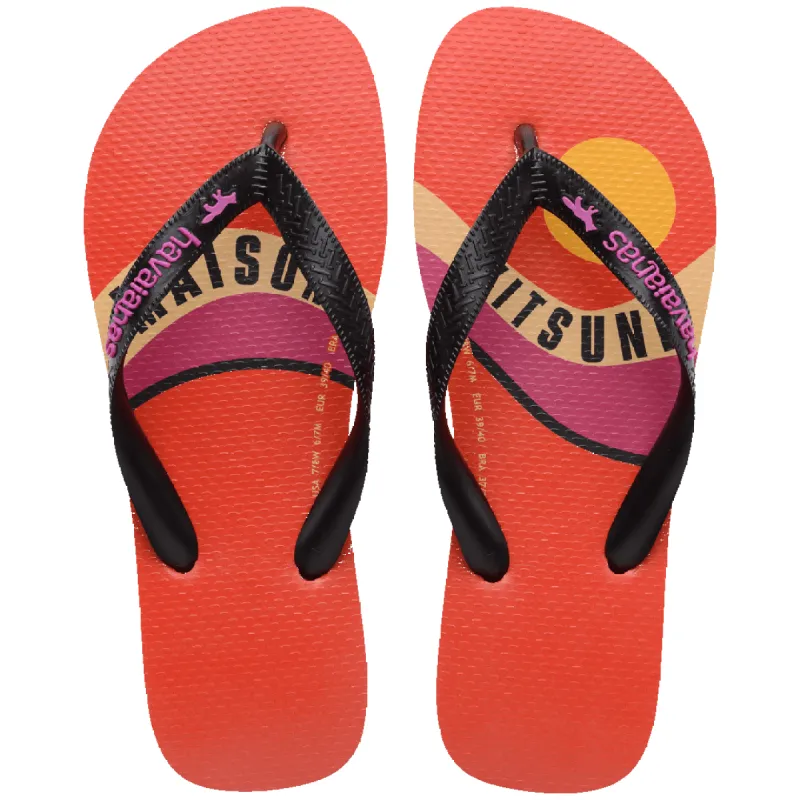 Maison Kitsune Wave Top Flip Flops sold by Havaianas