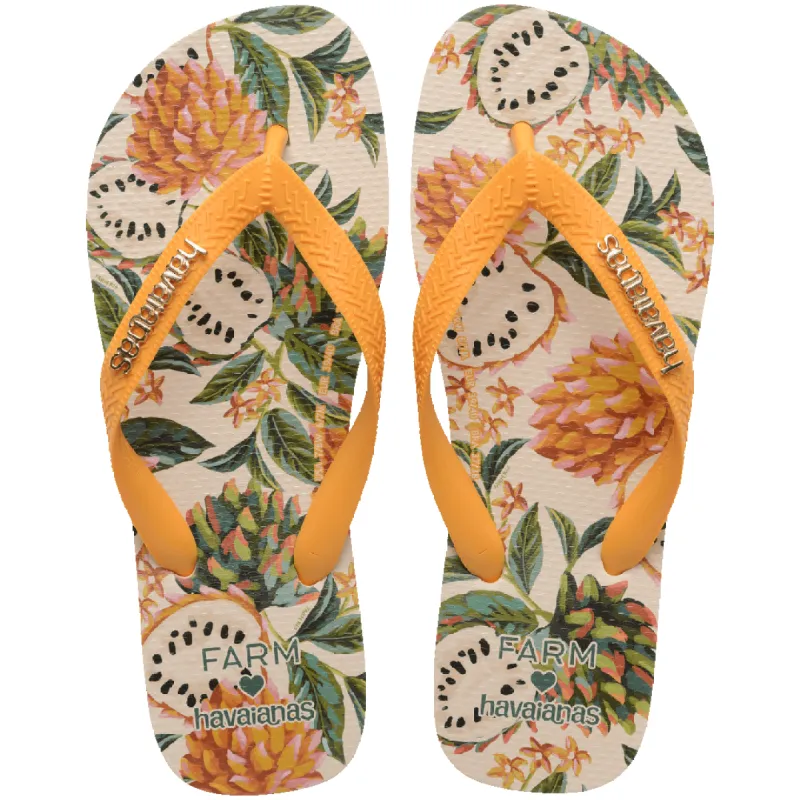 Women's FARM Rio Fresh Fruit Top Flip Flops sold by Havaianas