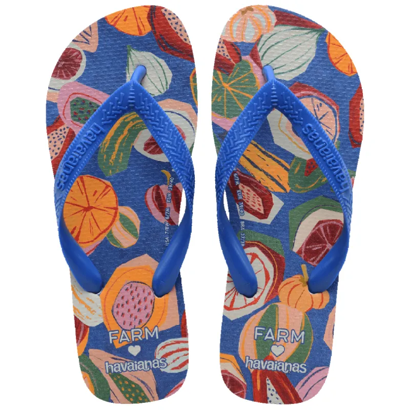 Women's FARM Rio Fruits Top Flip Flops sold by Havaianas