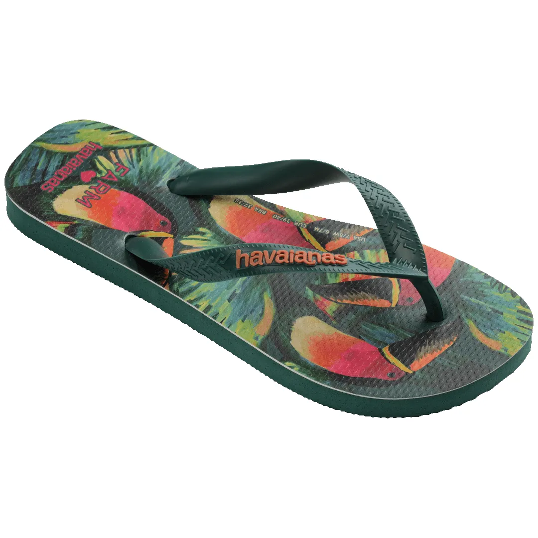 Women's FARM Rio Pink Toucan Top Flip Flops sold by Havaianas product image thumbnail 2