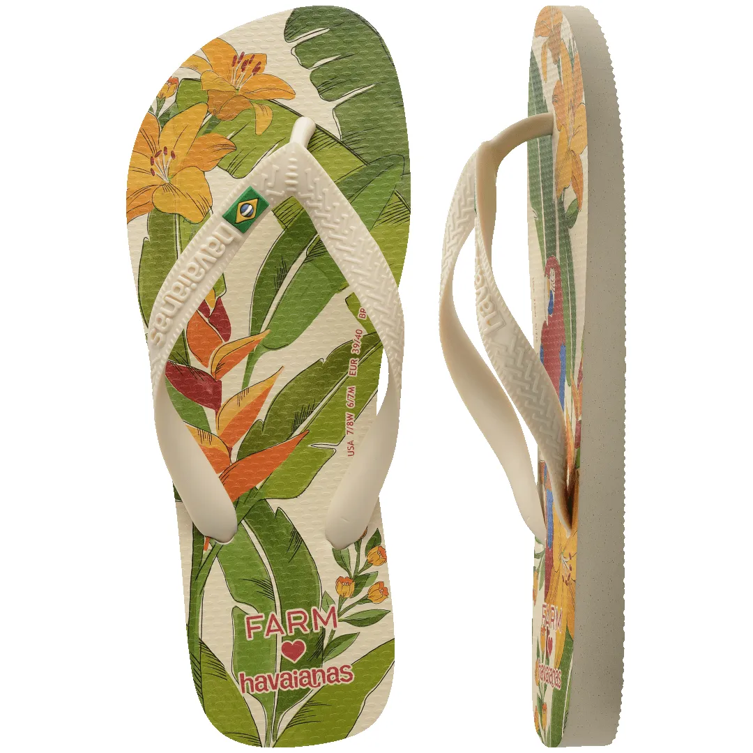 Women's FARM Rio Parrot and Floral Top Flip Flops sold by Havaianas product image thumbnail 5