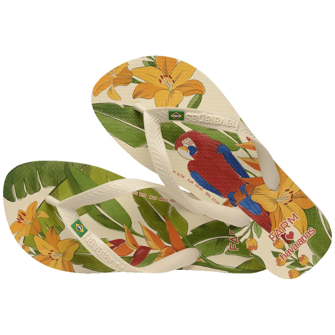 Women's FARM Rio Parrot and Floral Top Flip Flops sold by Havaianas product image thumbnail 4