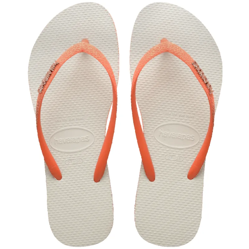 Women's Slim Glitter Mix Flip Flops sold by Havaianas