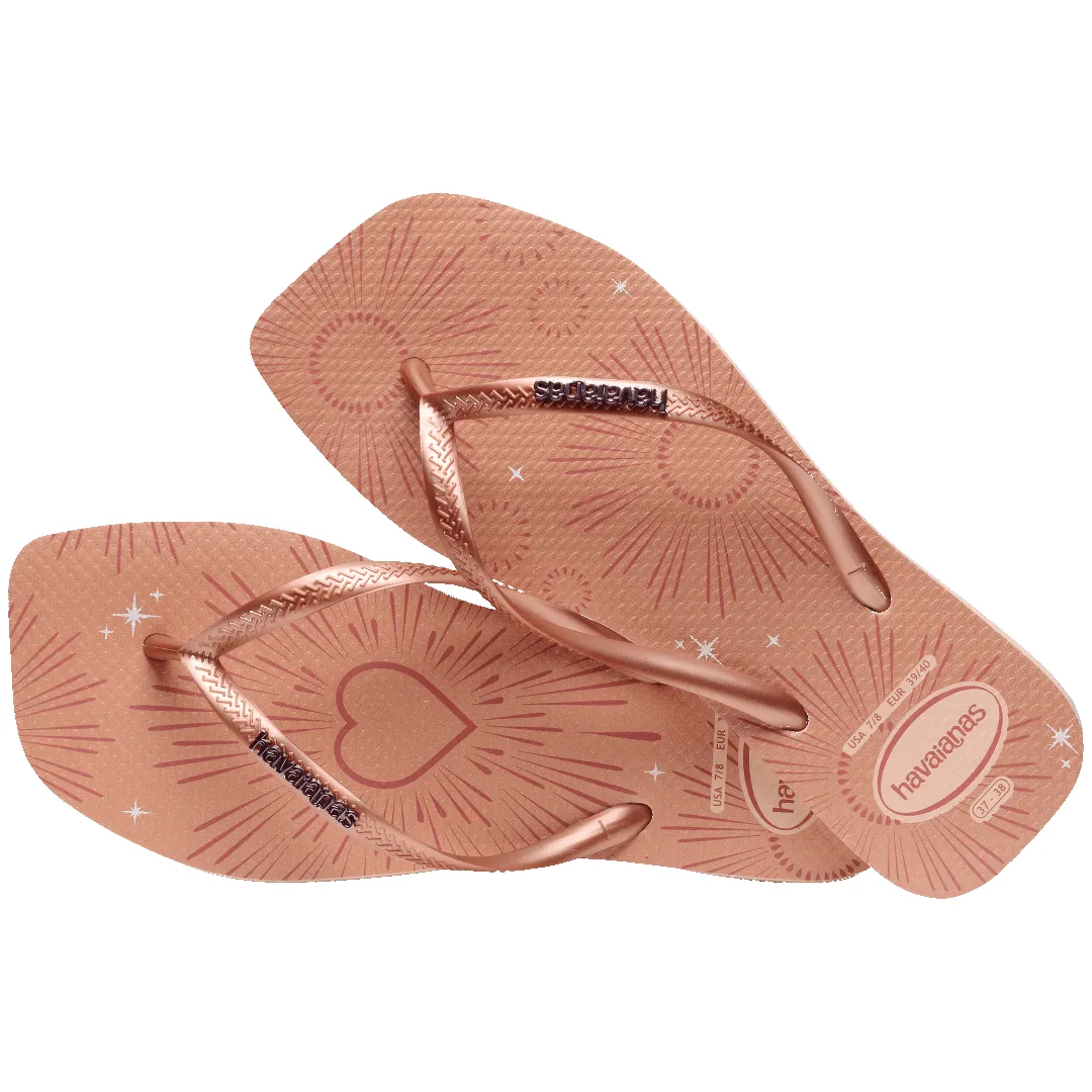 Women's Slim Square Metallic Flip Flops sold by Havaianas product image thumbnail 4