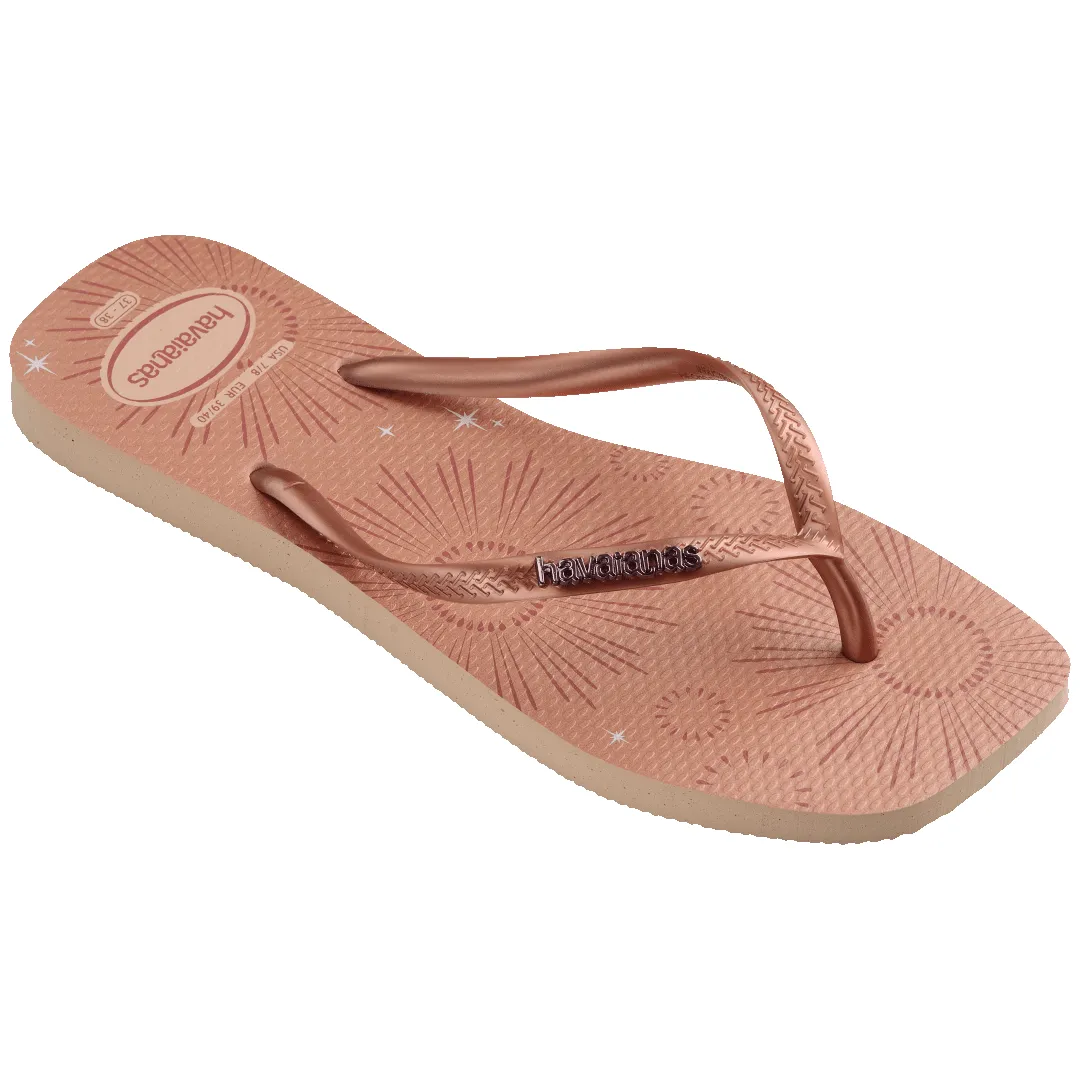 Women's Slim Square Metallic Flip Flops sold by Havaianas product image thumbnail 2