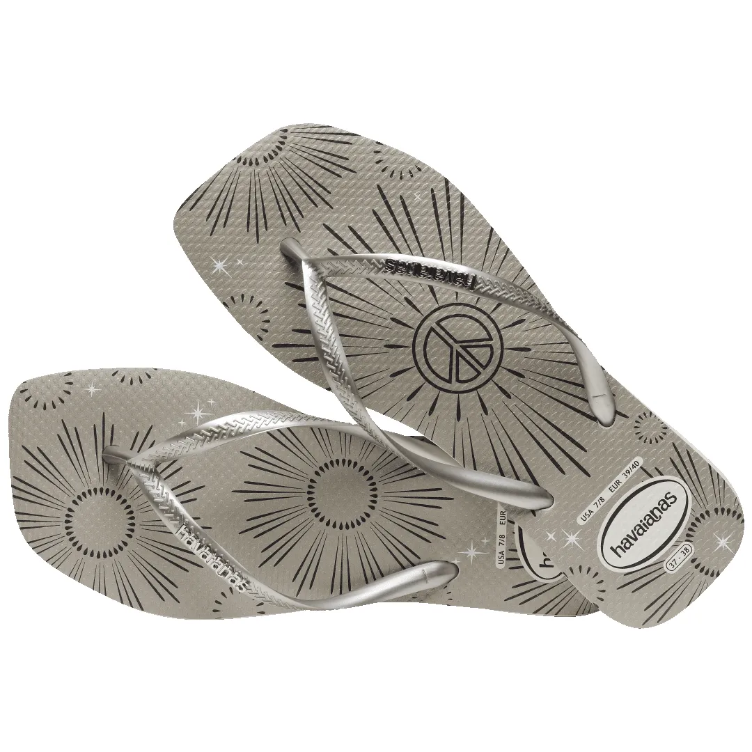 Women's Slim Square Metallic Flip Flops sold by Havaianas product image thumbnail 4