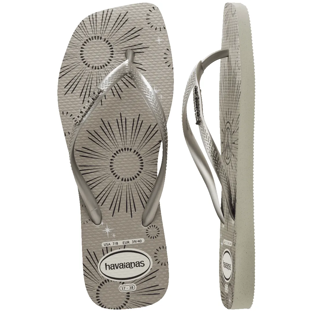 Women's Slim Square Metallic Flip Flops sold by Havaianas product image thumbnail 5