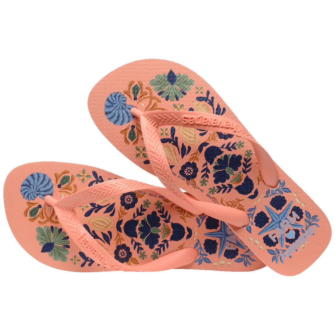 Women's FARM Rio Seashell Tapestry Top Flip Flops sold by Havaianas product image thumbnail 3