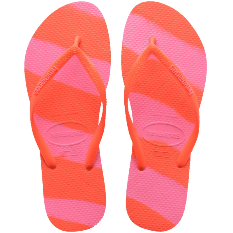Women's Slim Color Fun Flip Flops sold by Havaianas