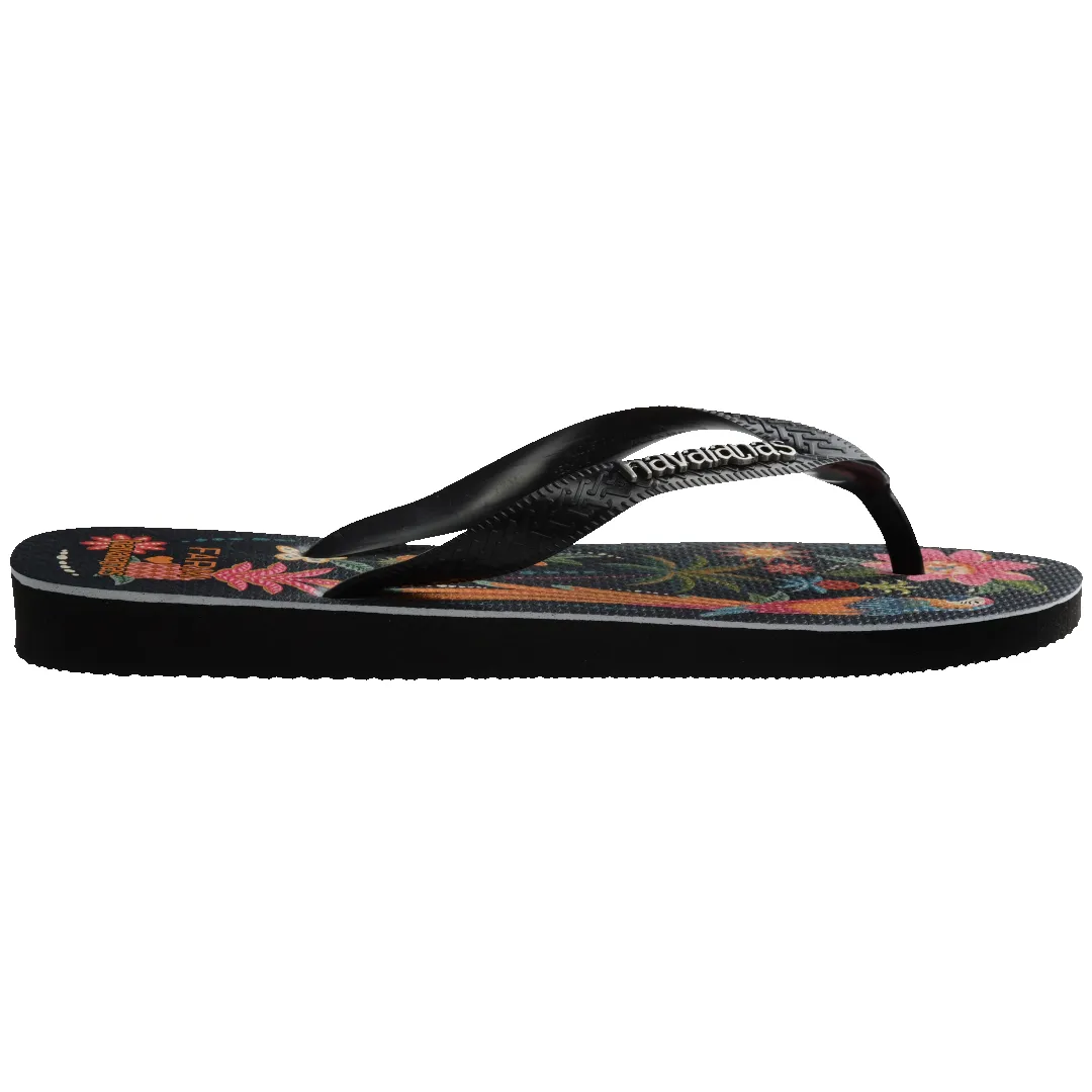 Women's FARM Rio Black Parrots Top Flip Flops sold by Havaianas product image thumbnail 3