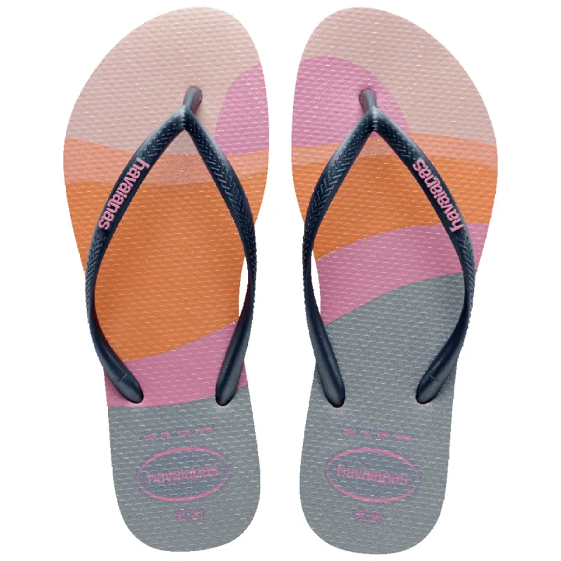 Women's Slim Palette Glow Flip Flops sold by Havaianas