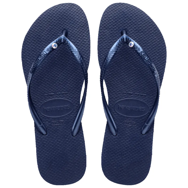 Women's Slim Crystal Flip Flops sold by Havaianas