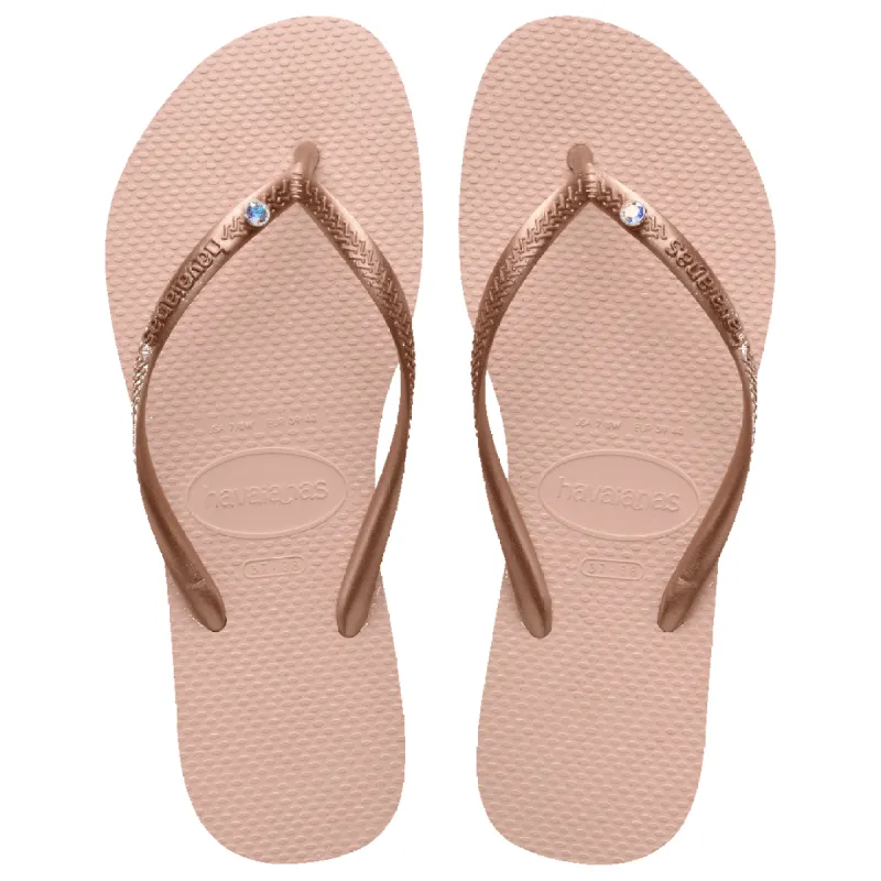 Women's Slim Crystal Flip Flops sold by Havaianas
