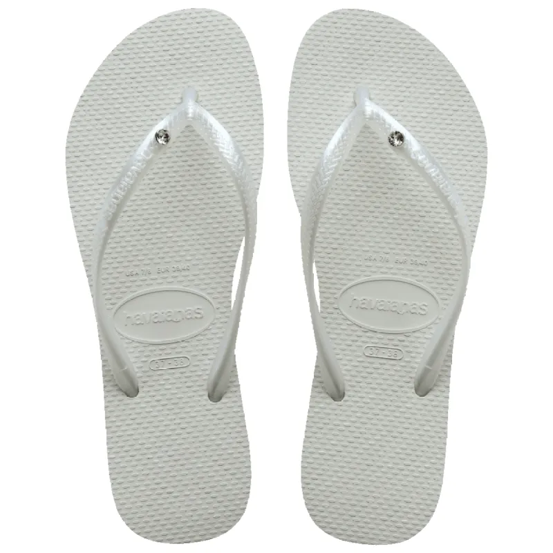 Women's Slim Crystal Flip Flops sold by Havaianas