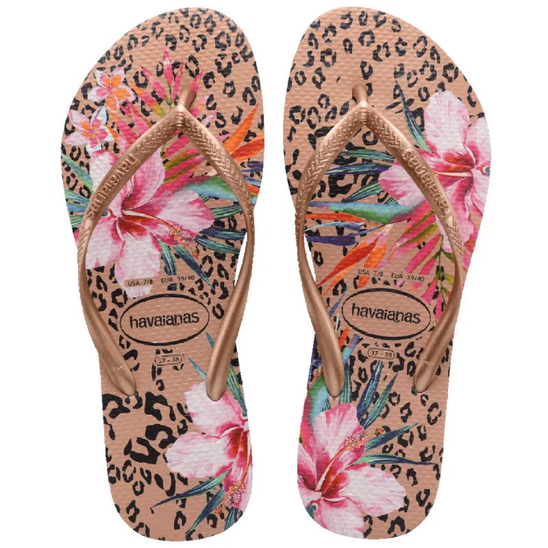 Women's Slim Animal Print Flip Flops sold by Havaianas