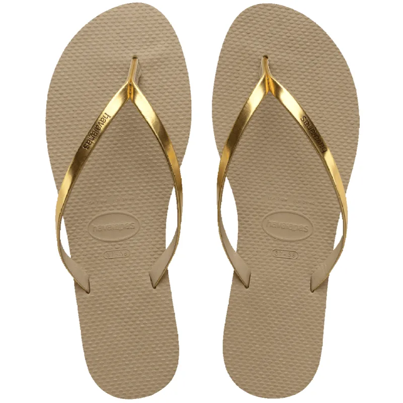 Women's You Metallic Flip Flops sold by Havaianas