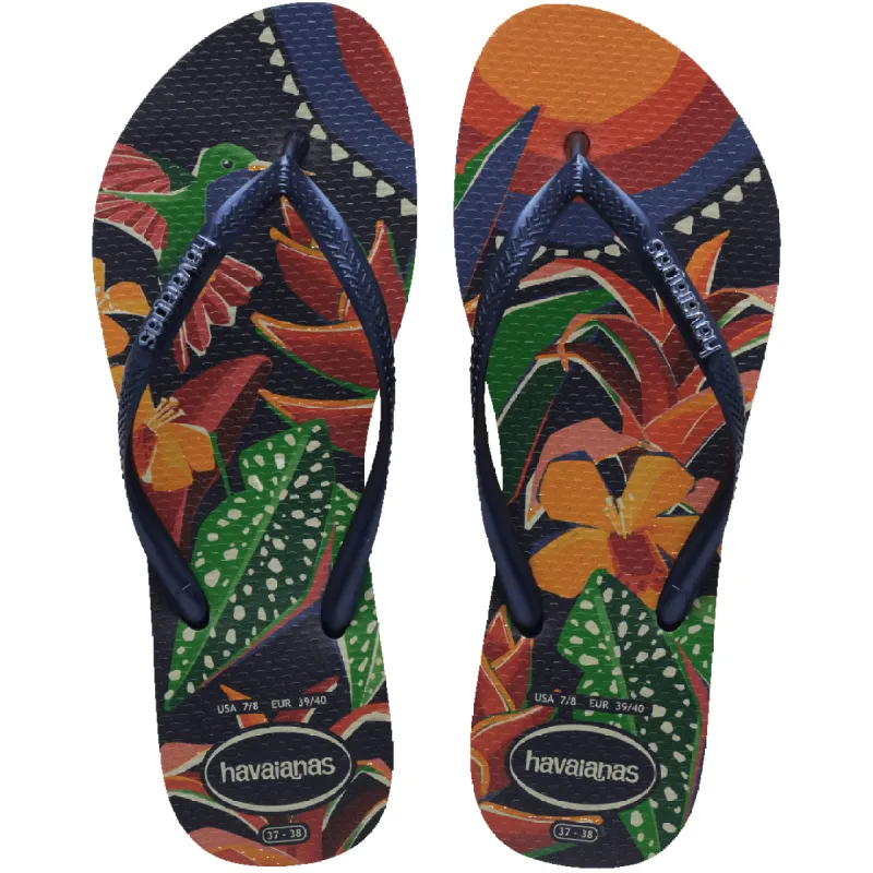 Women's Slim Tropical Flip Flops sold by Havaianas