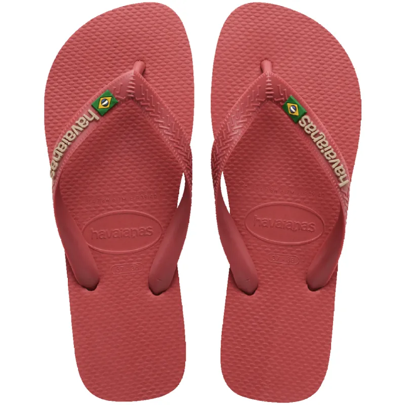 Women's Brazil Logo Flip Flops sold by Havaianas