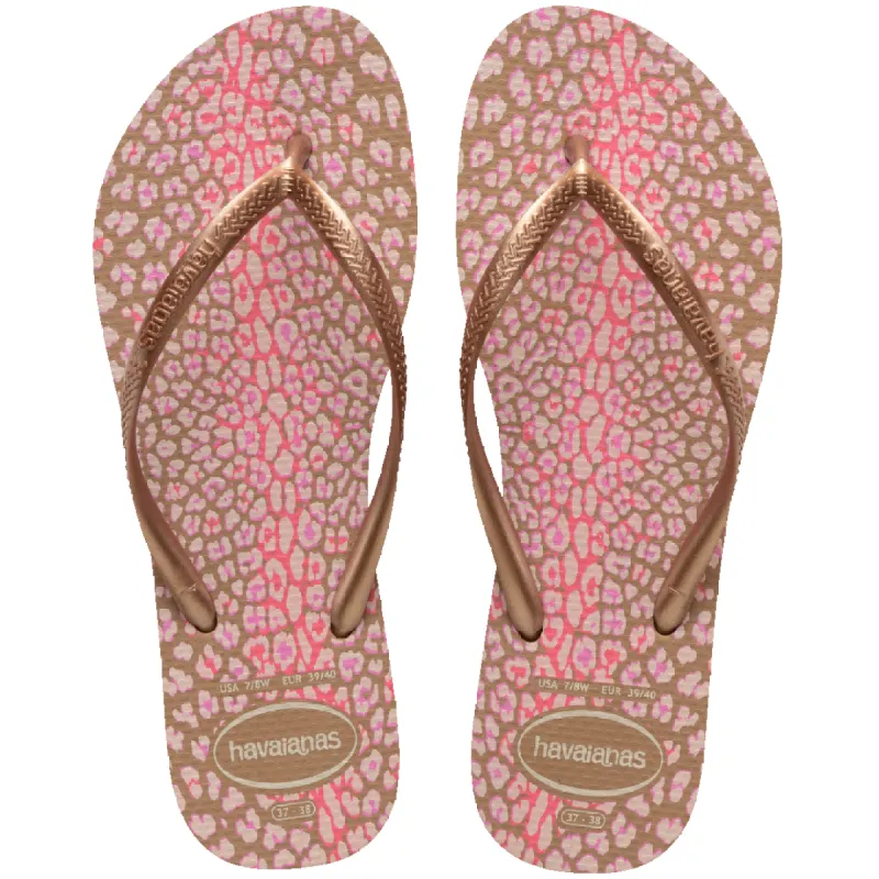 Women's Slim Animal Print Flip Flops sold by Havaianas