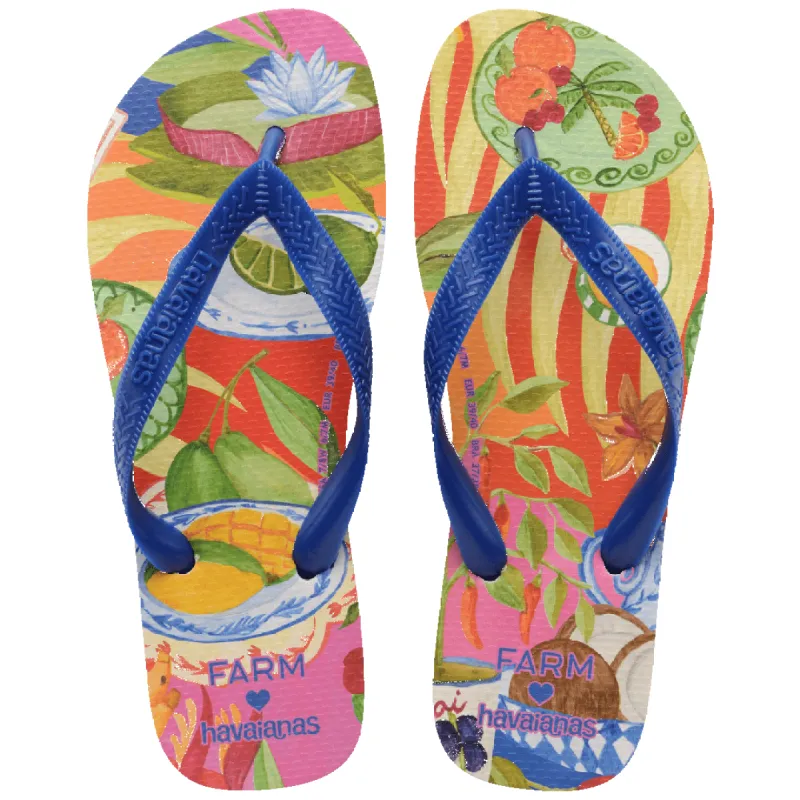 Women's FARM Rio Summer Picnic Top Flip Flops sold by Havaianas