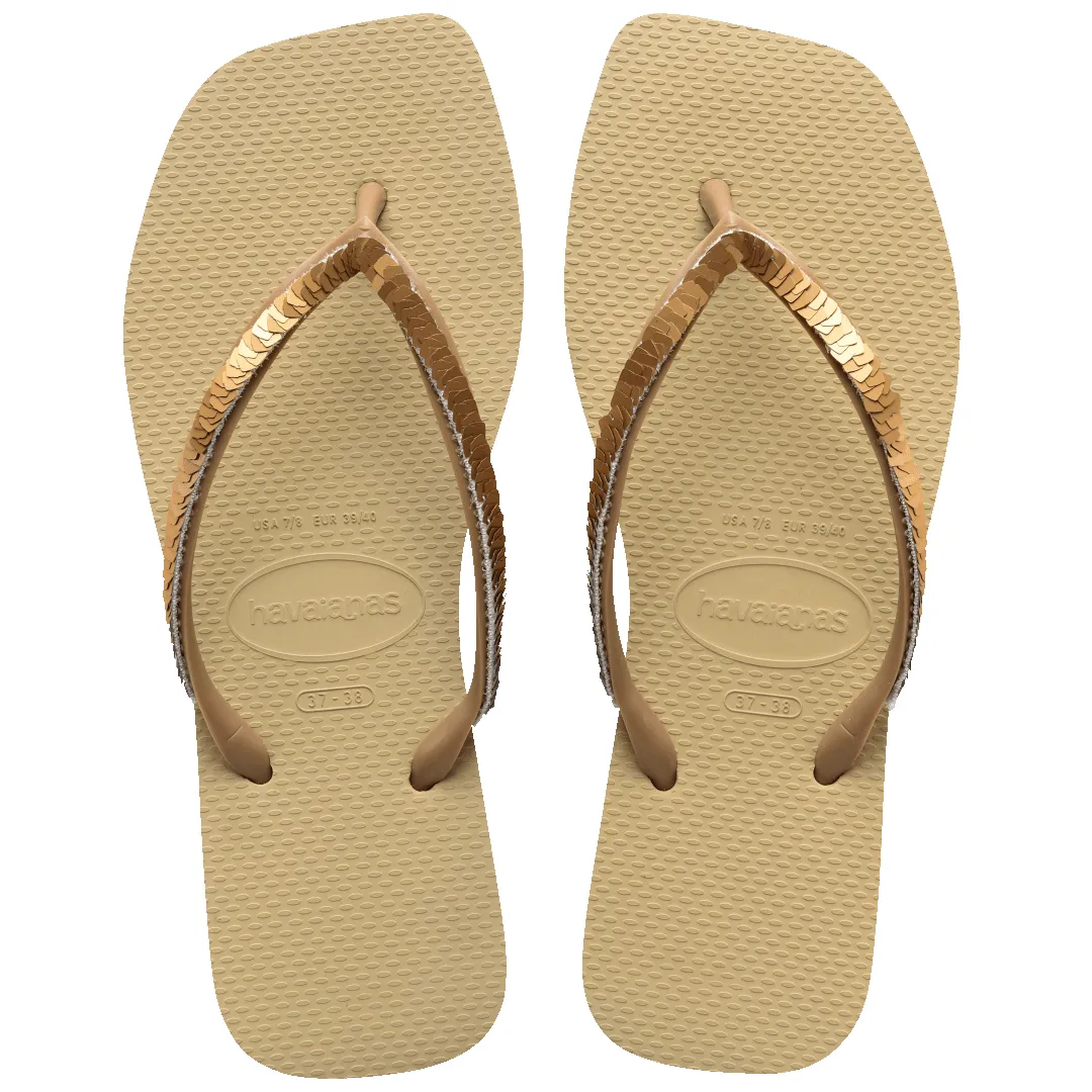 Women's Slim Square Magic Sequin Flip Flops sold by Havaianas
