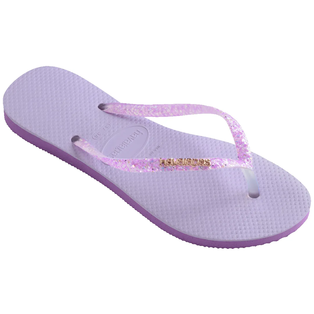 Women's Slim Glitter Flourish Flip Flops sold by Havaianas product image thumbnail 2