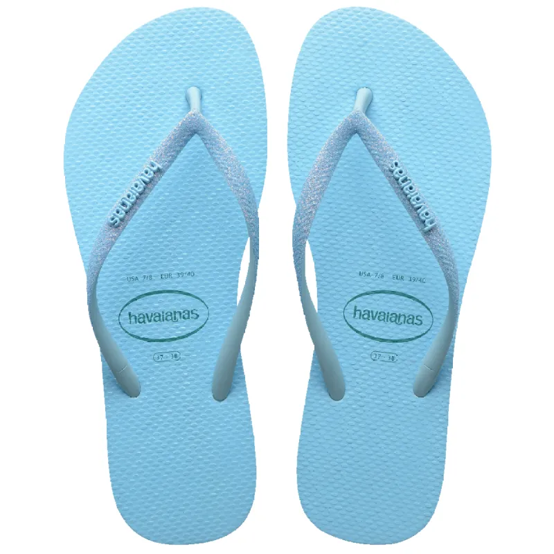 Women's Slim Glitter Neon Flip Flops sold by Havaianas
