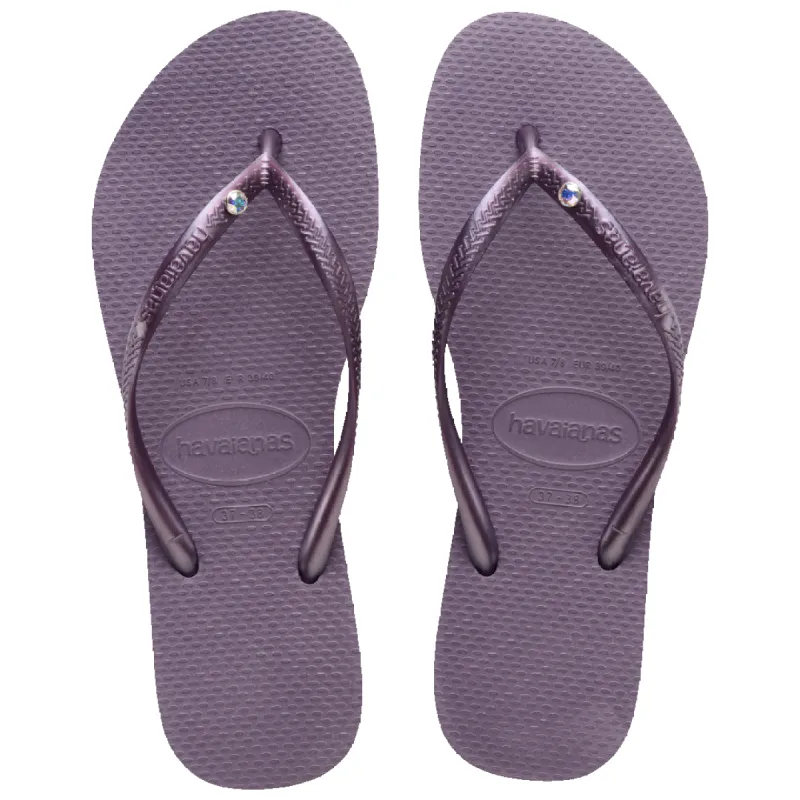 Women's Slim Crystal Flip Flops sold by Havaianas