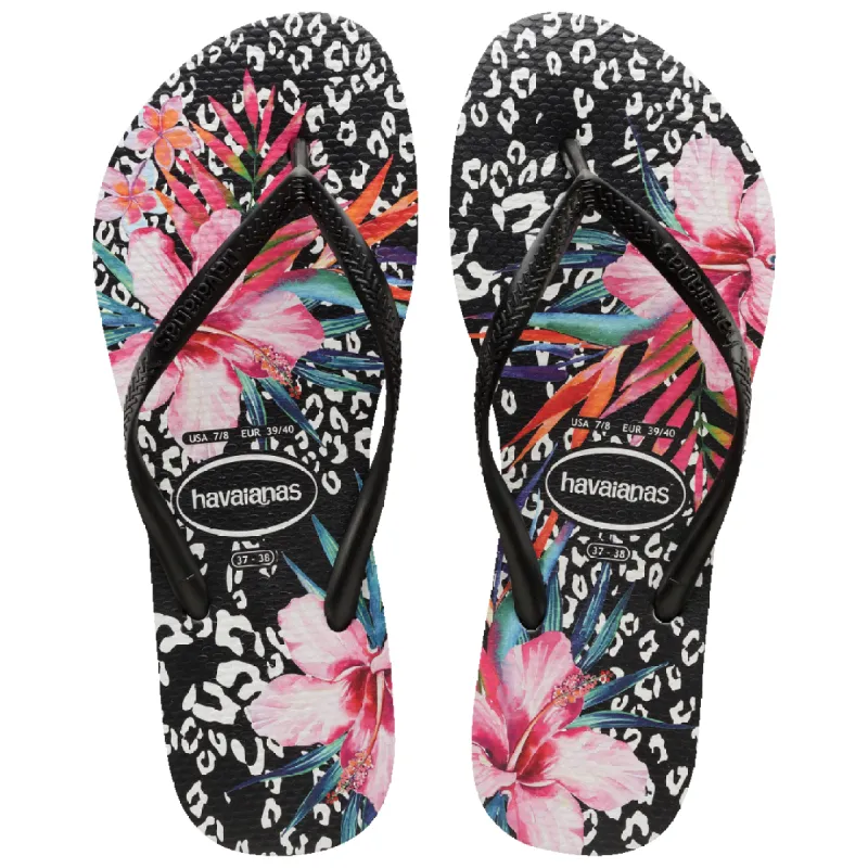 Women's Slim Animal Print Flip Flops sold by Havaianas