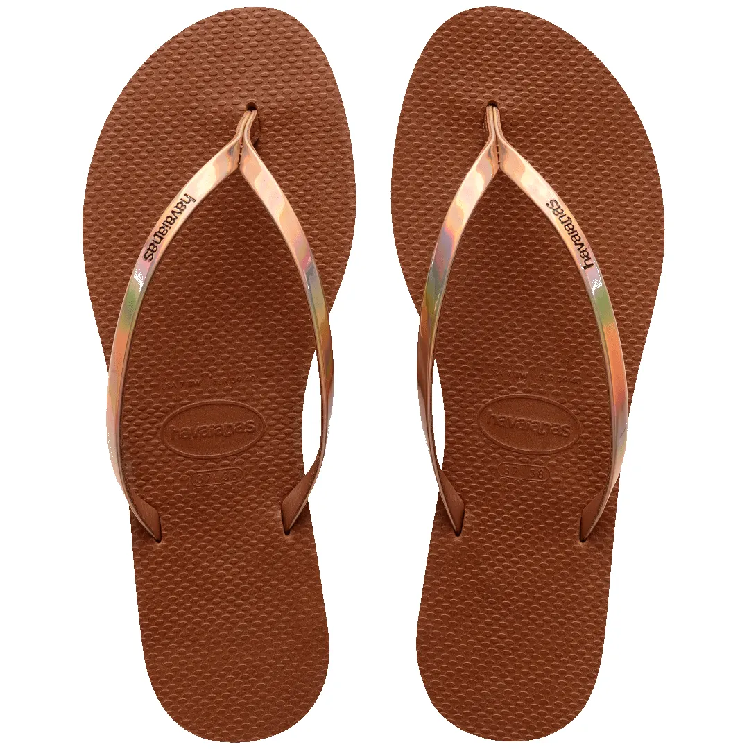 Women's You Metallic Flip Flops sold by Havaianas