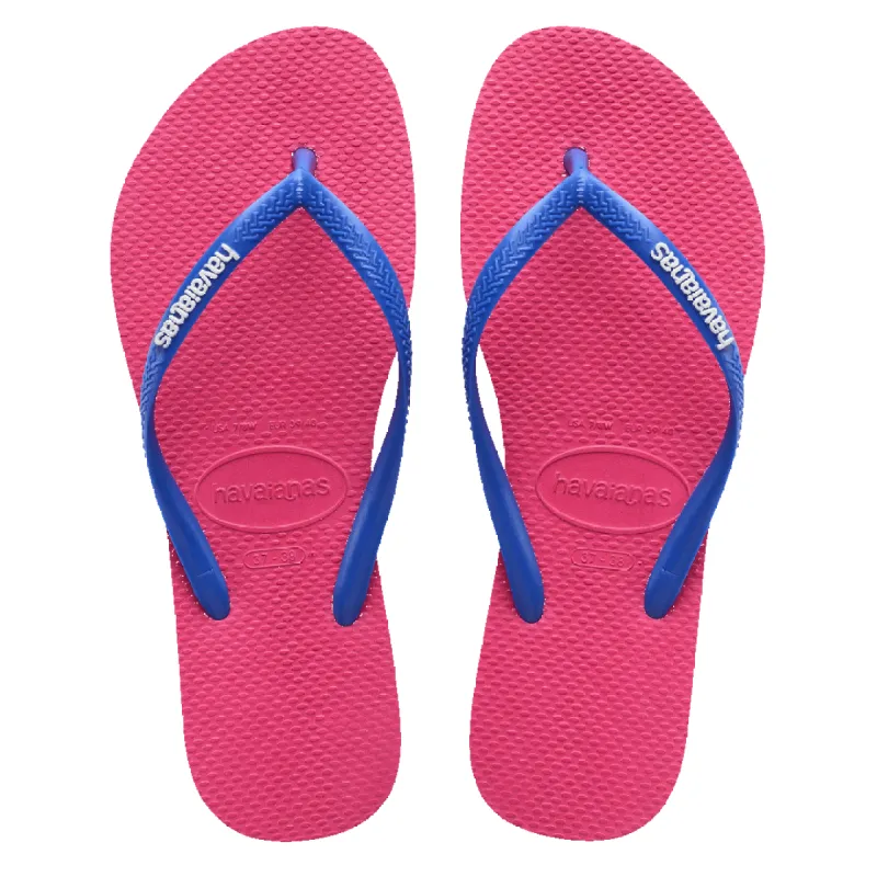 Women's Slim Logo Pop Up Flip Flops sold by Havaianas