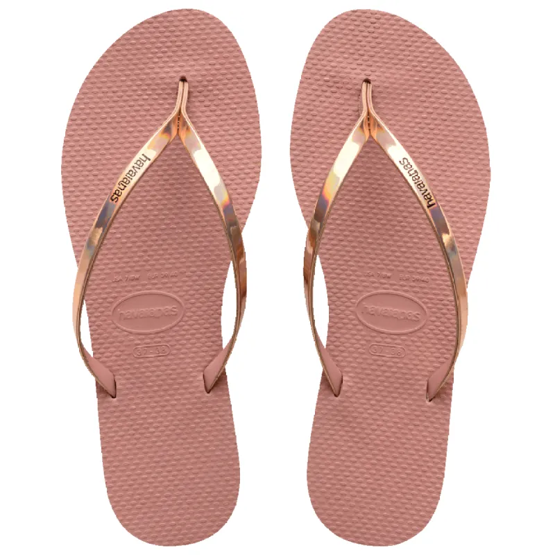 Women's You Metallic Flip Flops sold by Havaianas