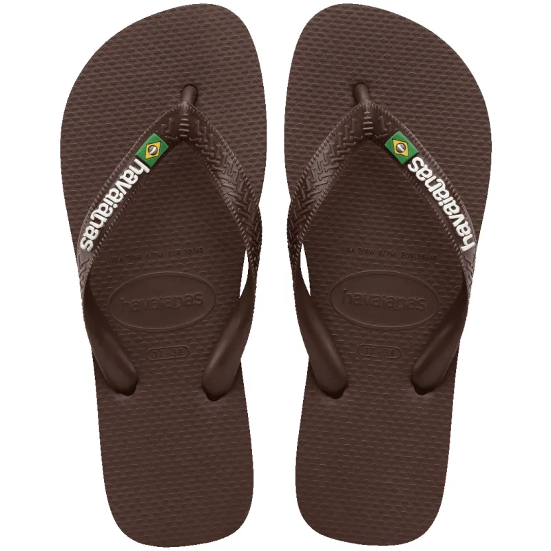Women's Brazil Logo Flip Flops sold by Havaianas