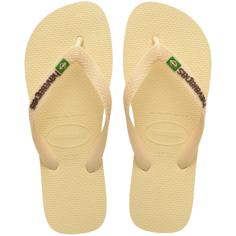 Women's Brazil Logo Flip Flops sold by Havaianas