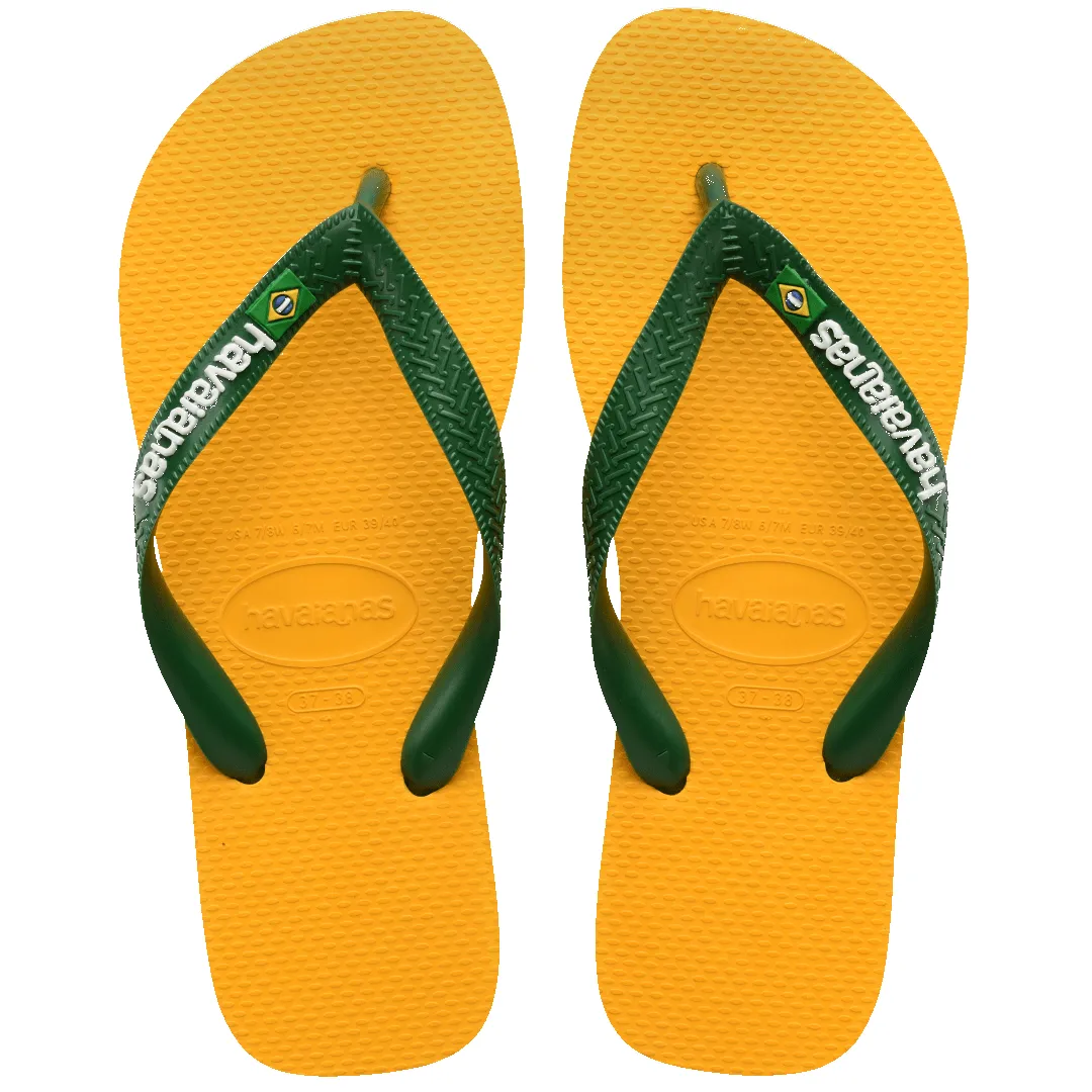 Men's Brazil Logo Flip Flops sold by Havaianas