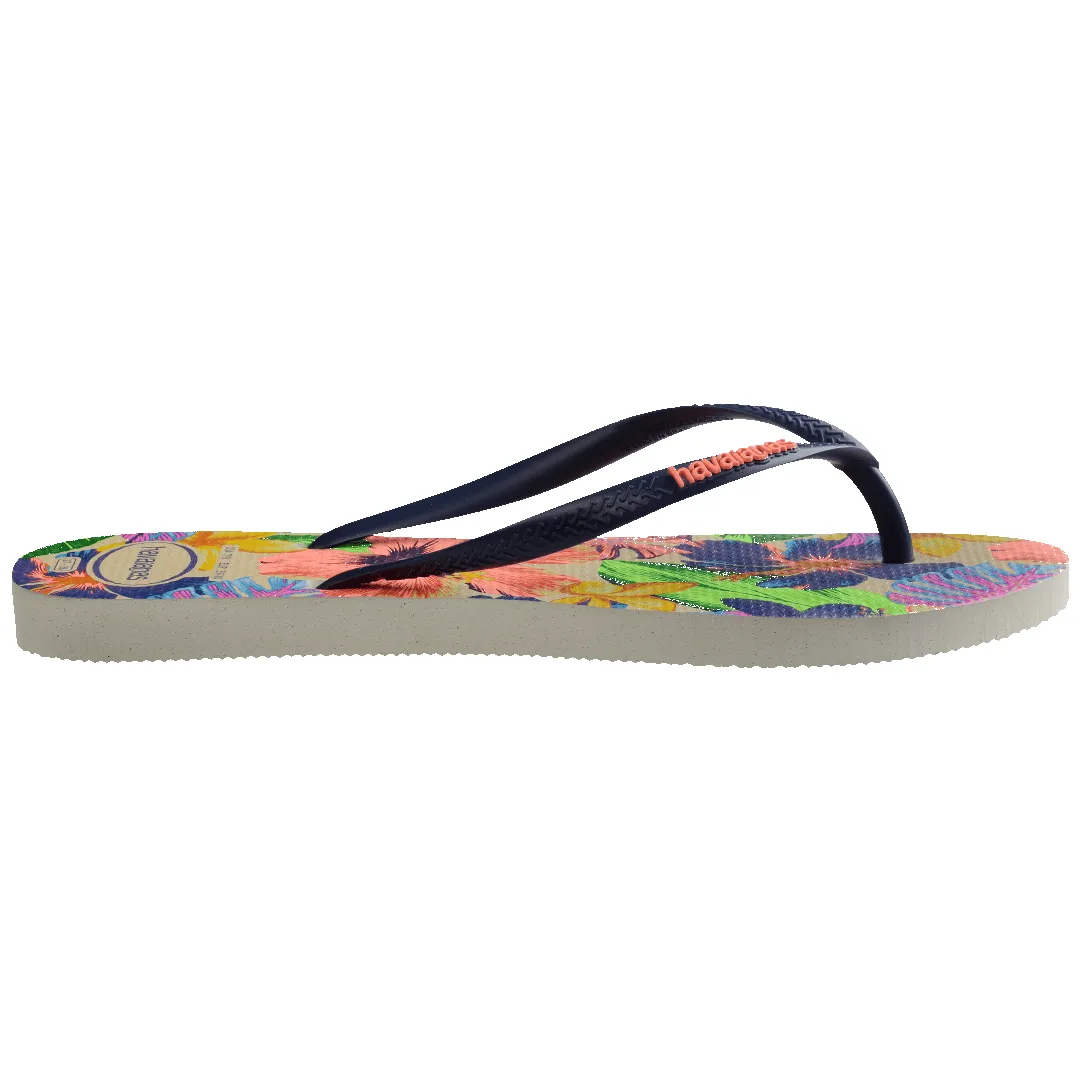 Women's Slim Floral Neon Flip Flops sold by Havaianas product image thumbnail 3