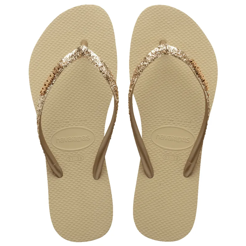 Women's Slim Glitter II Flip Flop sold by Havaianas