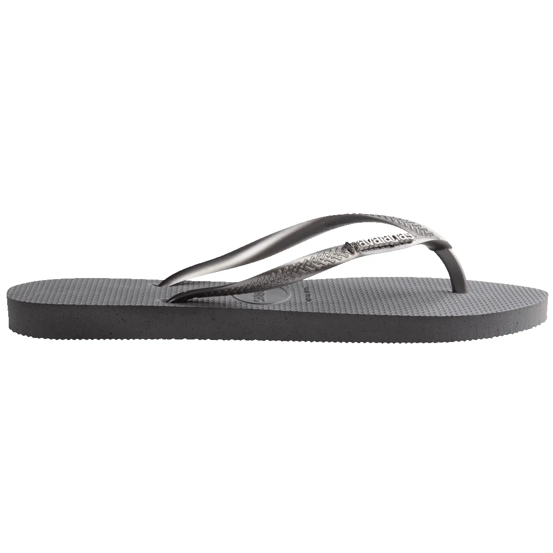 Women's Slim Logo Metallic Flip Flops sold by Havaianas product image thumbnail 2